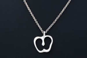 apple necklace tiffany's