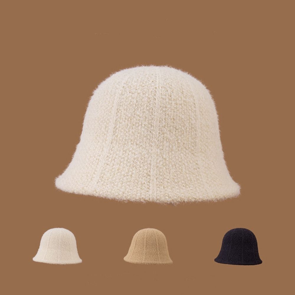 APL Cappelli da pescatore autunno inverno vento denso cappello caldo nuovo secchio cappello per donna