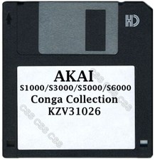Akai S1000 / S5000 Floppy Disk Conga Collection KZV31026