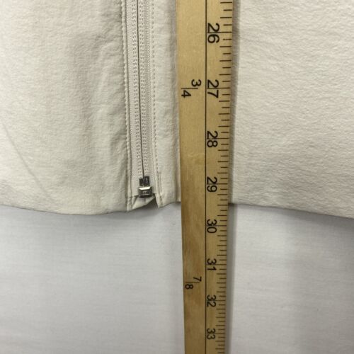 Lululemon Mens Stretch Hooded Cargo Jacket Water/Wind Resistant Sz Large Beige - Picture 7 of 15