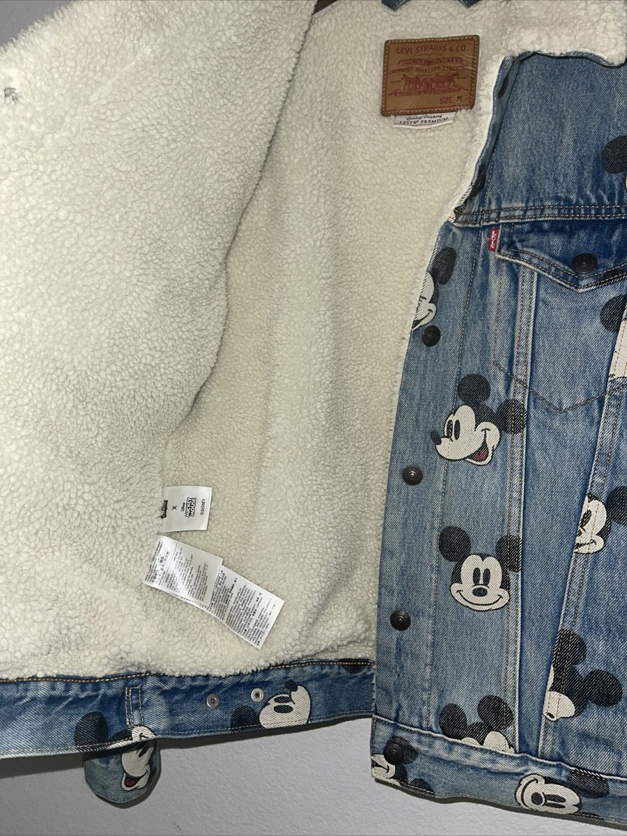 Veste sherpa LEVIS x DISNEY Mickey Mouse denim/jean taille M