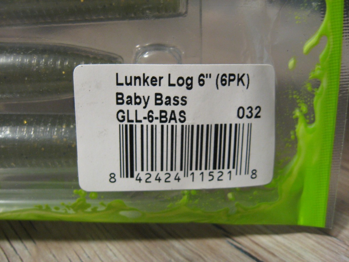 Leurre Googan Lunker Log 6 Pouces - Couleur Perle - Neuf (GLL-6-PRL)
