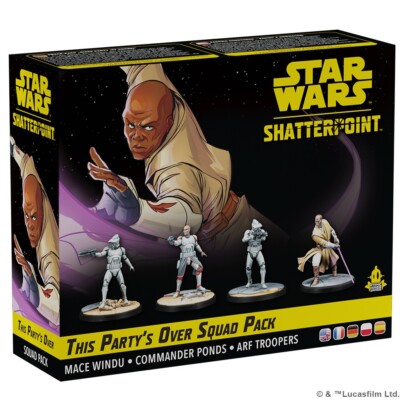 This Party's Over Squad Pack Mace Windu Star Wars Shatterpoint