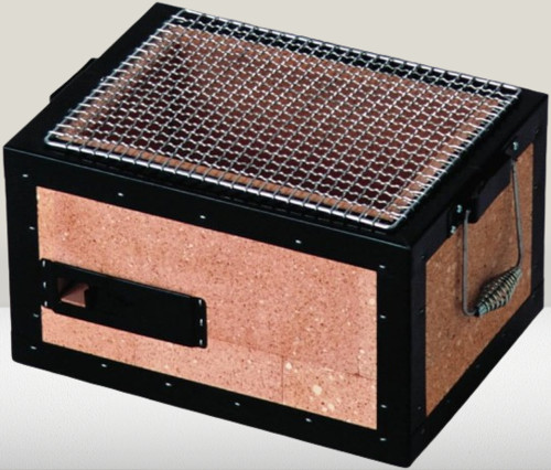 Japón Yakitori Barbacoa Kagishu Kogyo Carbón Barbacoa Estufa (para 2-4 personas) BQ-8F