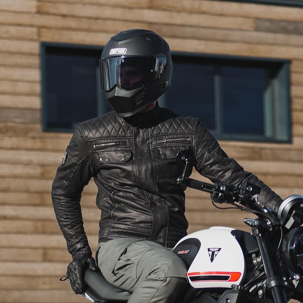 Oxford Hardy Mens Wax Cotton Motorcycle Motorbike Jacket Oxford Hardy Mens Wax Cotton Motorcycle Motorbike Jacket