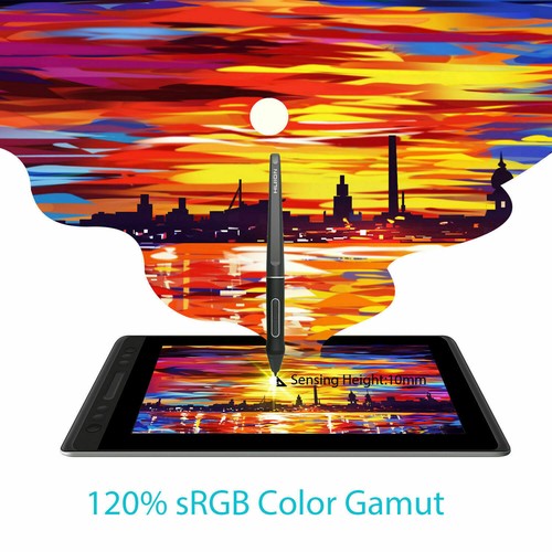 HUION KAMVAS PRO 13 Graphics Tablet Display 13.3'' full lamination 8192 ±60°Tilt - Picture 3 of 11