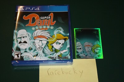 Super Daryl Deluxe (PS4) NEW SEALED W/CARD, MINT LIMITED RUN GAMES #361!