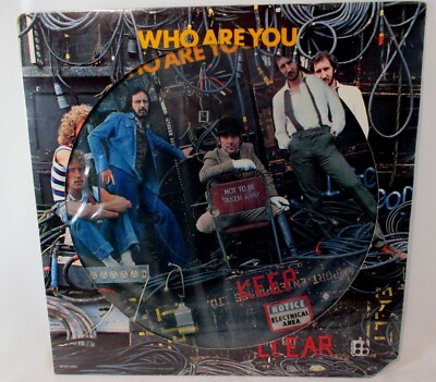 . The Who Picture Disc Who Are You Vinyl LP versiegelt Eckschnitt als USA-Import