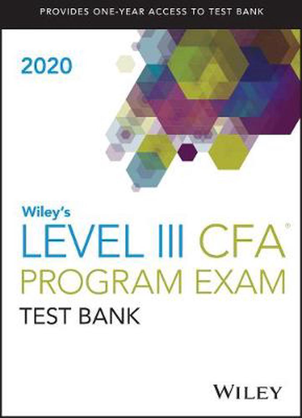 Wileys Level III CFA Program Study Guide + Test Bank 2020 by Wiley (English) Pap-image