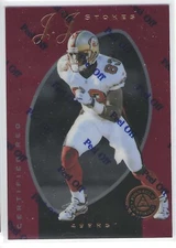 1997 Pinnacle Certified - Certified Red - J.J. STOKES #105 - San Francisco 49ers