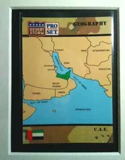 #61 United Arab Emirates 1991 Pro Set Desert Storm Geography