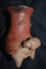 ORIG $399. PRE COLUMBIAN NICOYA, SNAKE, armadillo BOWL 7" PROV