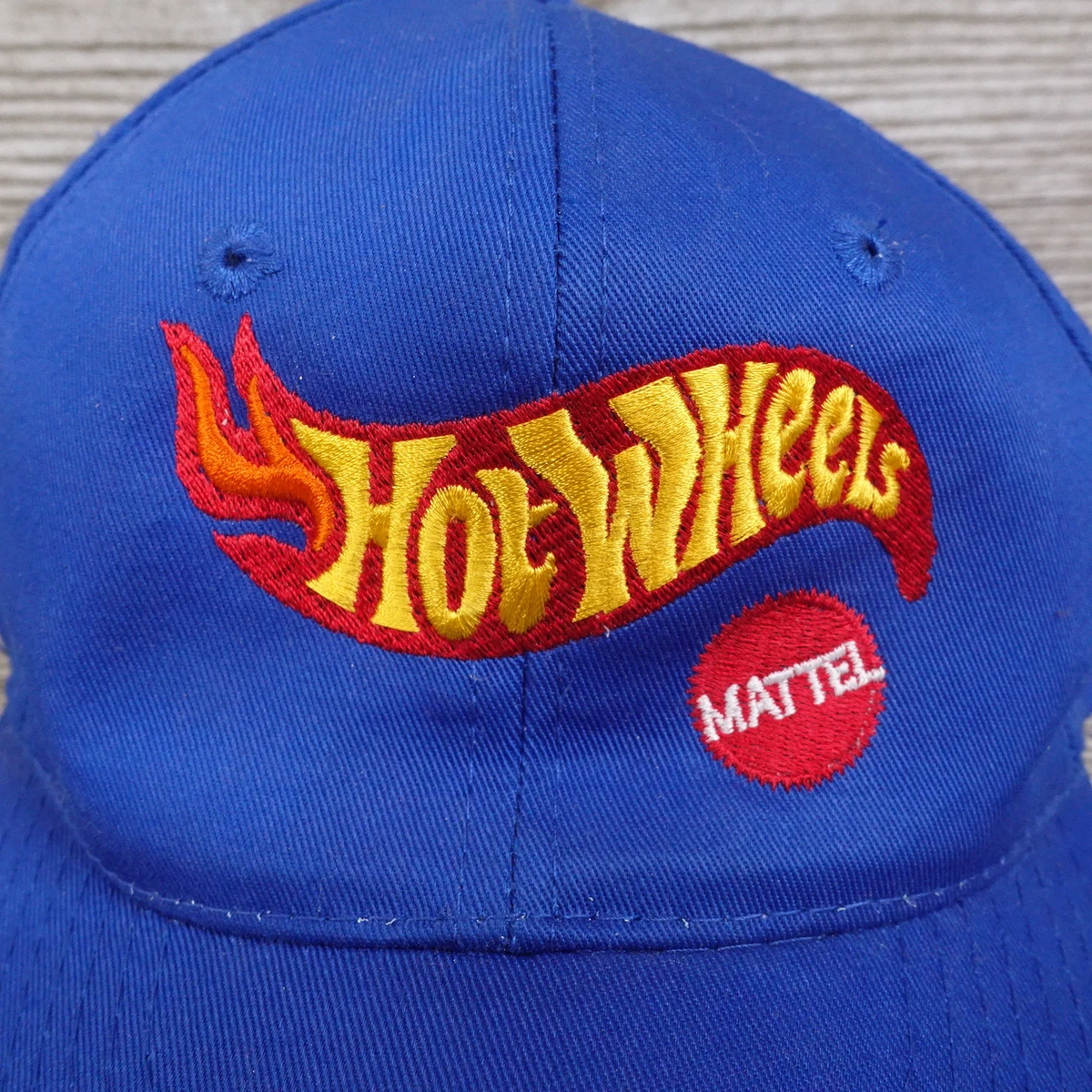 HOT WHEELS MATTEL LOGO DODGE RAM RACING BLUE ADJUSTABLE SNAPBACK