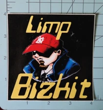 Limp Bizkit vintage 90's sticker, Fred Durst, nu metal, rap rock, rap metal