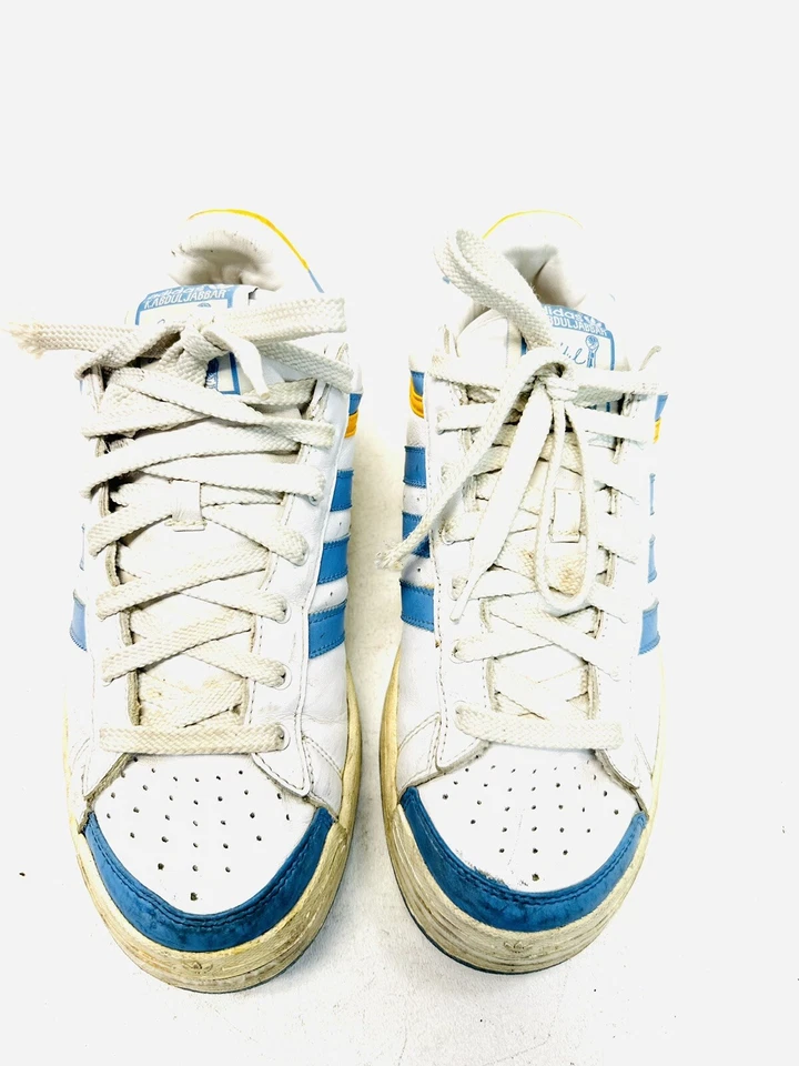 Vintage Rare Adidas Men Kareem Abdul Jabbar Low Cut Shoes Adult 9.5 Blue 945866 - Image 4 of 4