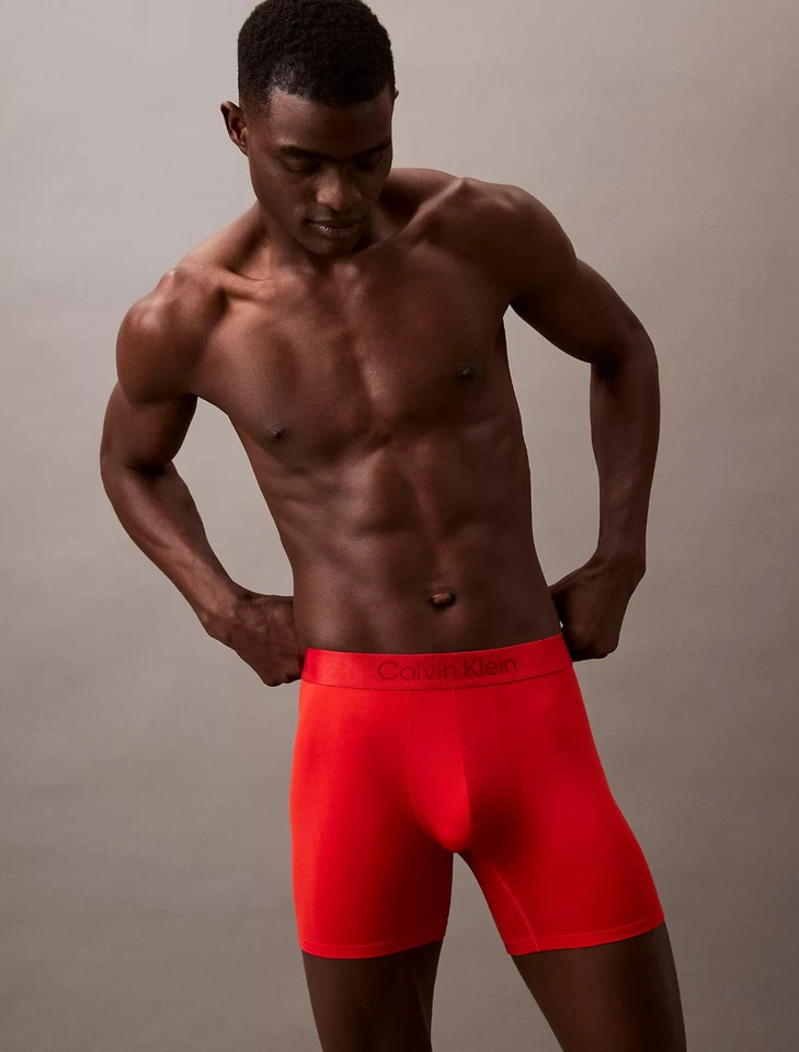 🩲 NUEVO CON ETIQUETAS S,M,L,XL Calvin Klein Para hombres Microfibra Tecnología BOXER BRIEF Ropa Interior/Fundida Foto 4 de 4