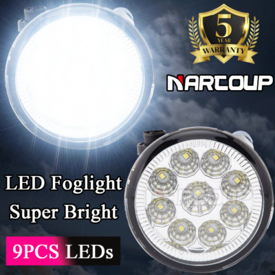 LED Bumper Fog Light Lamp Kit For Infiniti G25/G37/Q60 Sedan 2010-2014