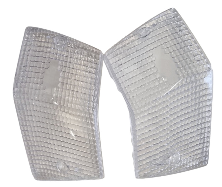 ukscooters FROSTED VESPA SET OF 4 INDICATORS LENS REAR FRONT PX LML T5 WHITE