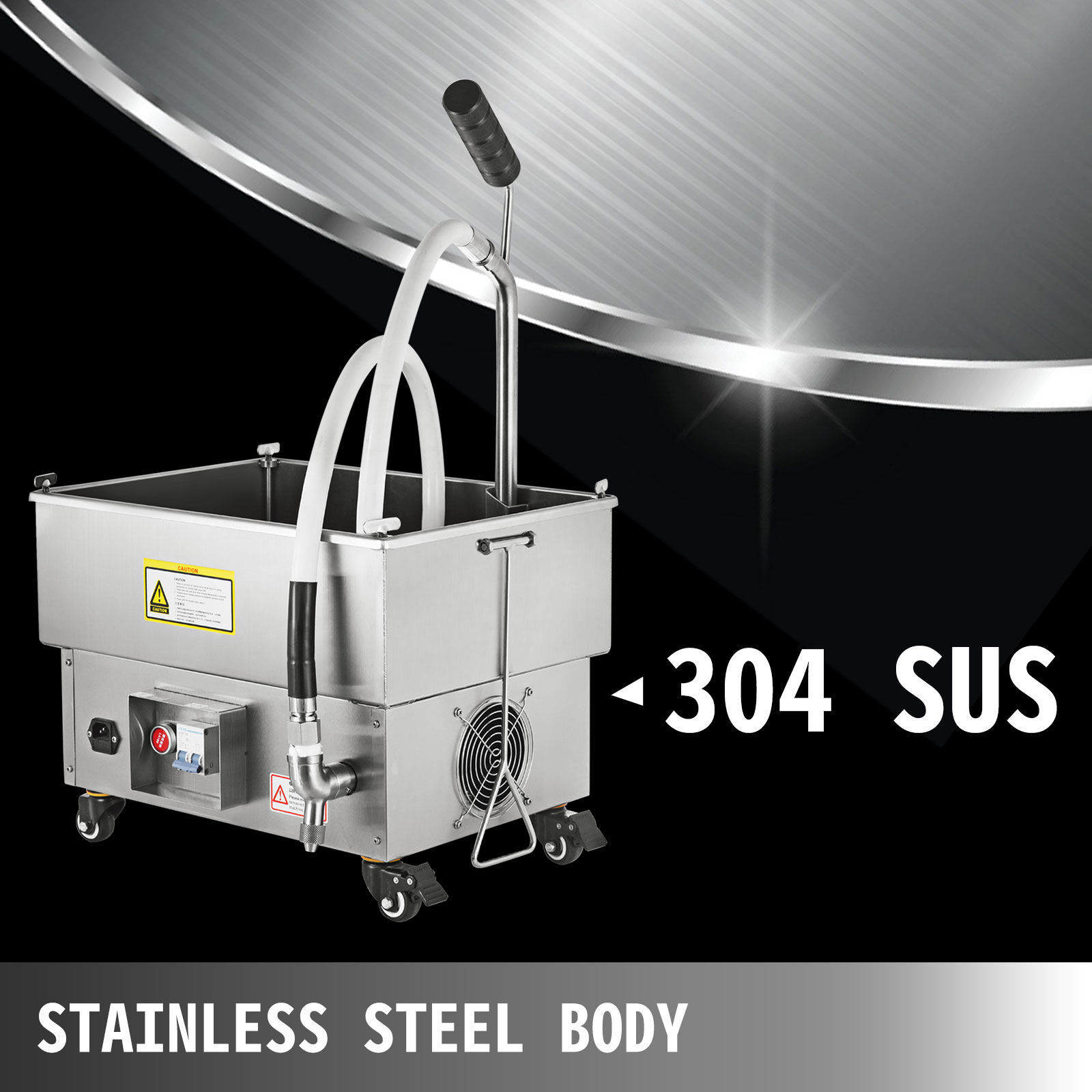 VEVOR Fryer Oil Filter 22/40/58L Commercial Cooking Oil Filtration