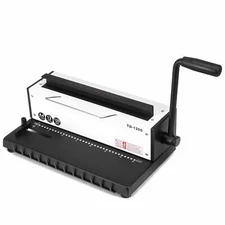  34Holes 3:1 Punching Binding Machine Binder Puncher All Steel Metal Wire