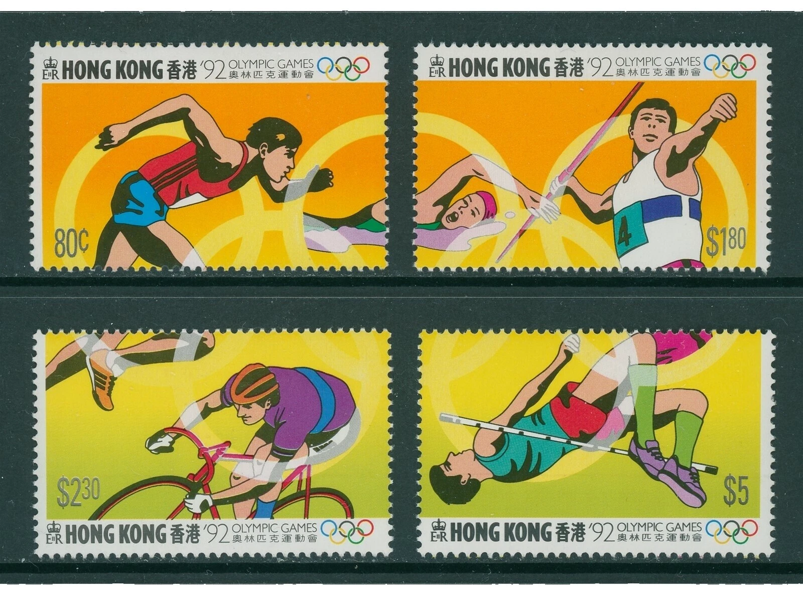 Estampillas de los Juegos Olímpicos de Hong Kong Sar (1997-presente)