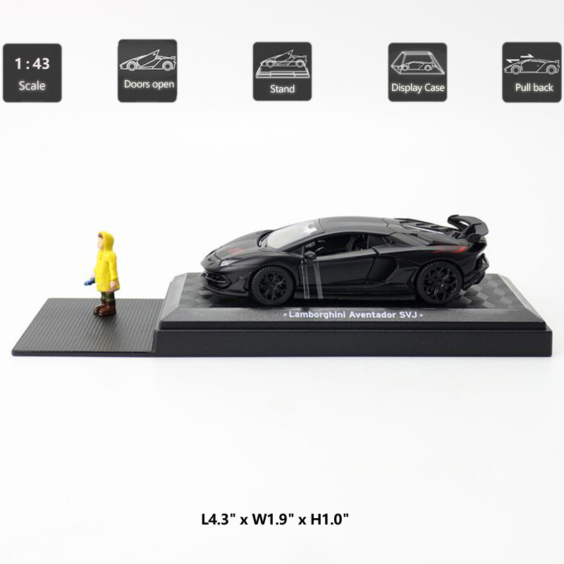 1:43 Lamborghini Aventador SVJ Die Cast Modellauto Spielzeug