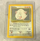 Wizards of the Coast 1999 English Pokemon TCG Base Set Chansey 3/102 Holo
