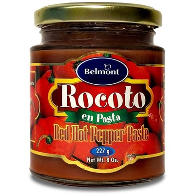 Belmont Rocoto Paste 8 oz (227 g) Peruvian Red Hot Pepper Pasta Peruana |