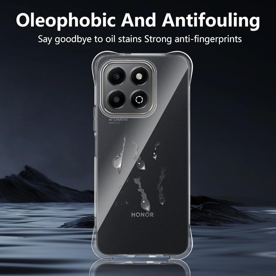 Custodia Per Honor X6c (2025) Trasparente Silicone Urto Gel Telefono A - Foto 3