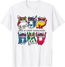 Cats in Cheap Sunglasses T-Shirt