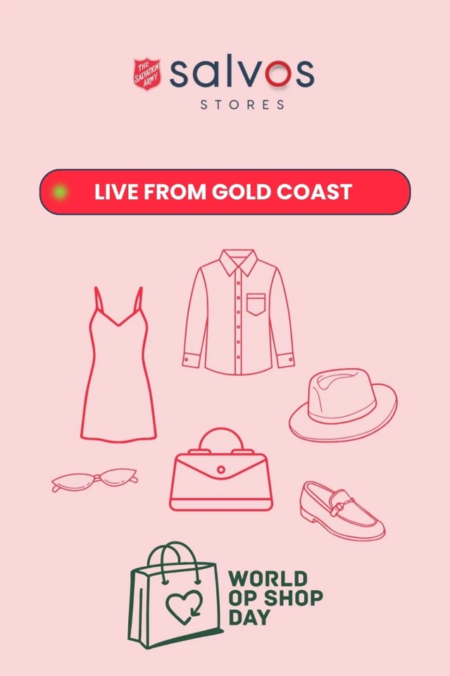 Salvos Stores World Op Shop Day Fashion Drop | 📹🏖️ Live in the Gold Coast