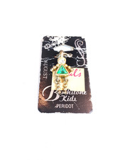 Birthstone Kids necklace pendant august, peridot rock