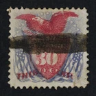 CKStamps: US Stamps Collection Scott#121 30c Pictorial Used Tiny Thin CV$450