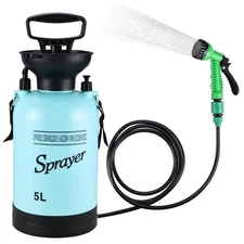 Finderomend Portable Shower for Camping with 7 Spray Modes, Hand Press Campin...