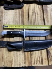 BUCK 124 Frontiersman Knife With Leather Sheath