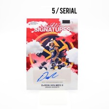 Daron Holmes II 2025 Topps Chrome NBA Sky-Write Signatures Auto 50 Serial