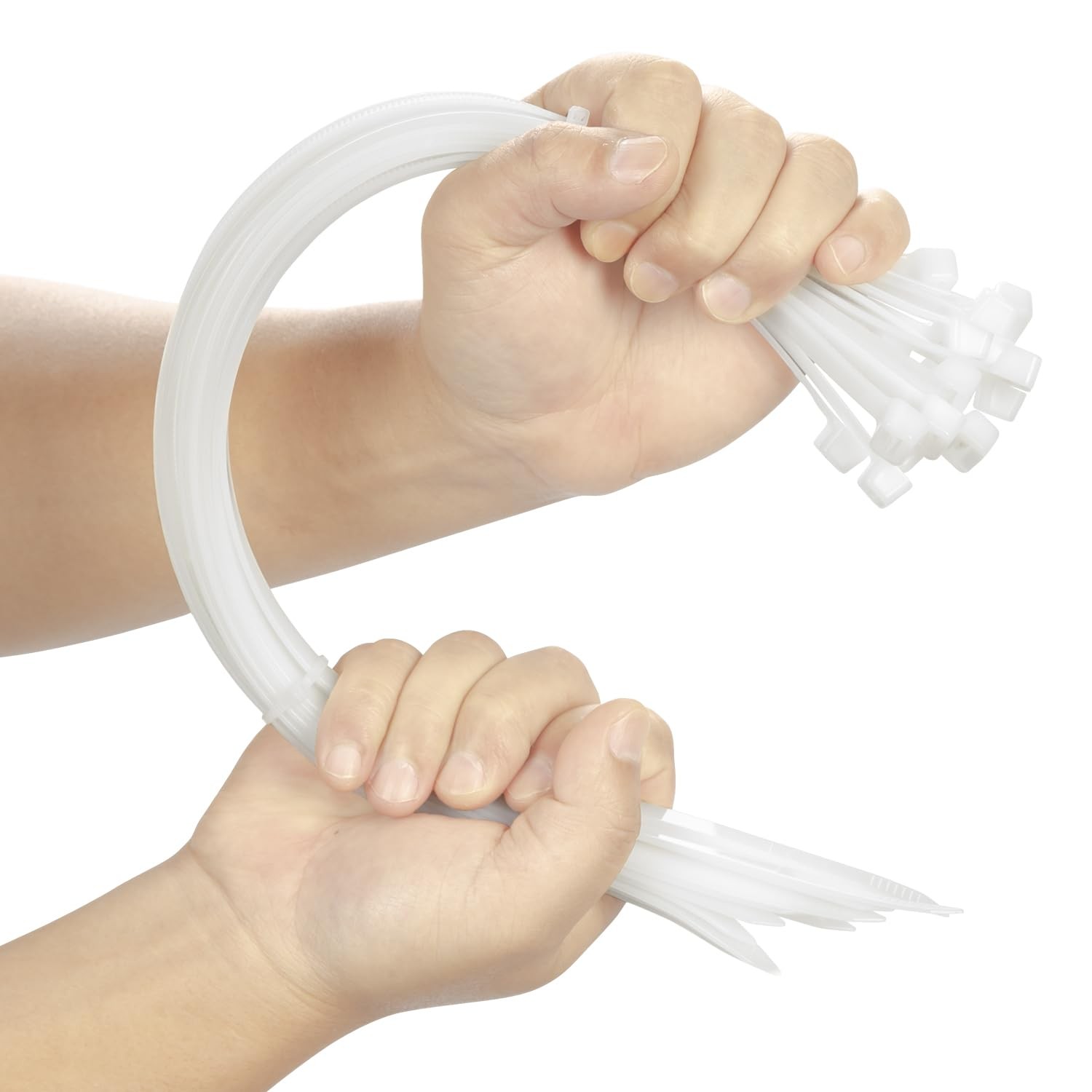 100PCS 16-Inch Heavy Duty Nylon Cable Zip Ties 175lbs Tensile Strength for Secure Fastening