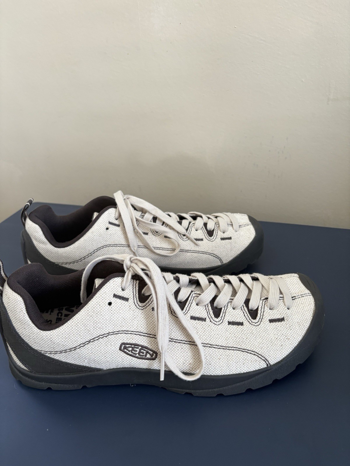 Keen Jasper Sneakers in Tela Donna Nero Naturale 528561