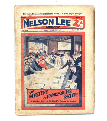 Nelson Lee Library Old Series #358 GD- 1.8 1922 Low Grade