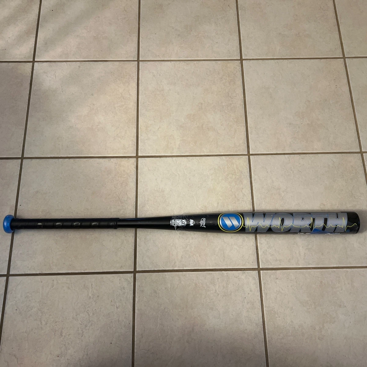 Batte De Softball Worth AMP SBAMPX – 34 Pouces, 28 Oz (-6), Diamètre 2 1/4, Occasion Pour Adulte