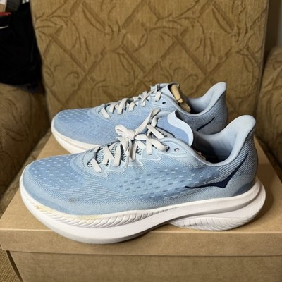 HOKA ONE ONE MACH 6 LA 1164033 DLW DRIZZLE WHITE Women s 9B