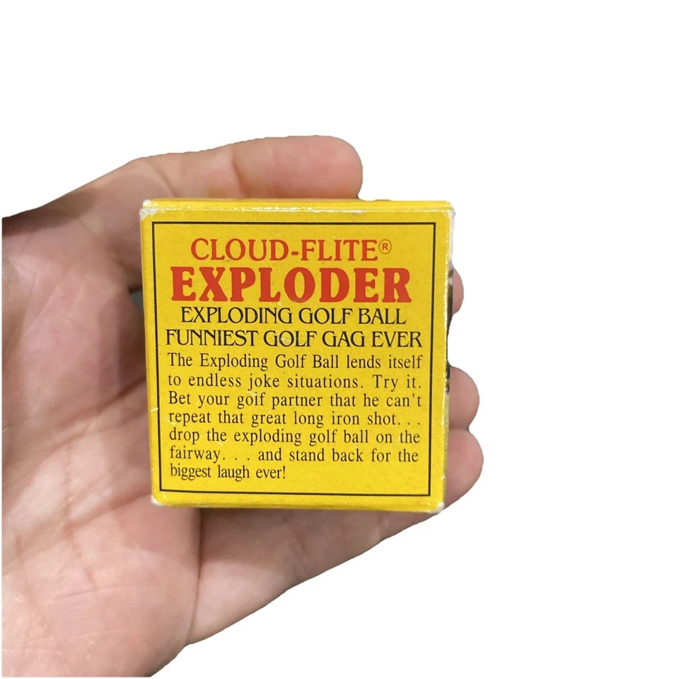 2 BOLAS DE GOLFE EXPLOSIVAS E 2 BOLAS DE GOLFE FANTASMAS - NOVIDADES TRUQUES DE BOLA DE GOLFE - Imagem 4 de 4