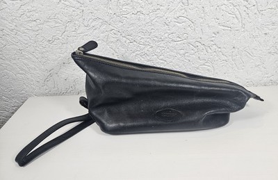 BREE Kosmetik Tasche Schwarz Leder Damen