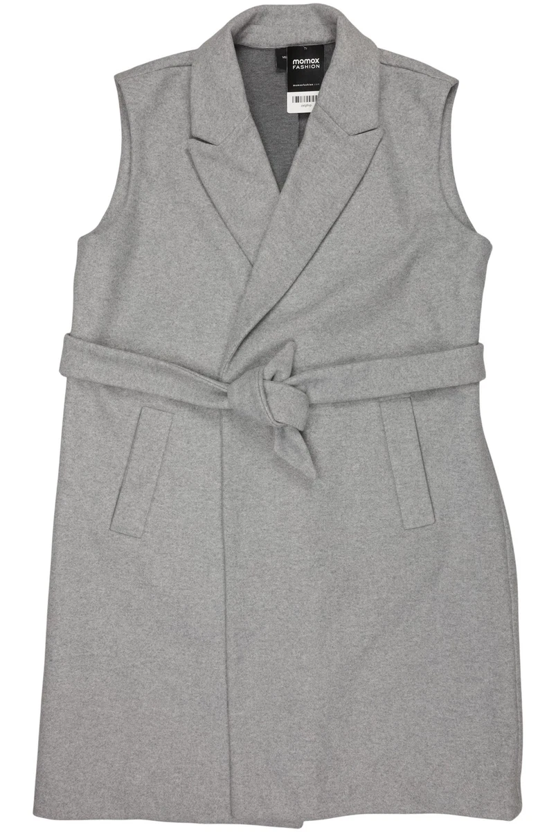 Vero Moda Weste Damen ärmellose Jacke Steppweste Kostümweste Gr. M Grau #zxlg6sp