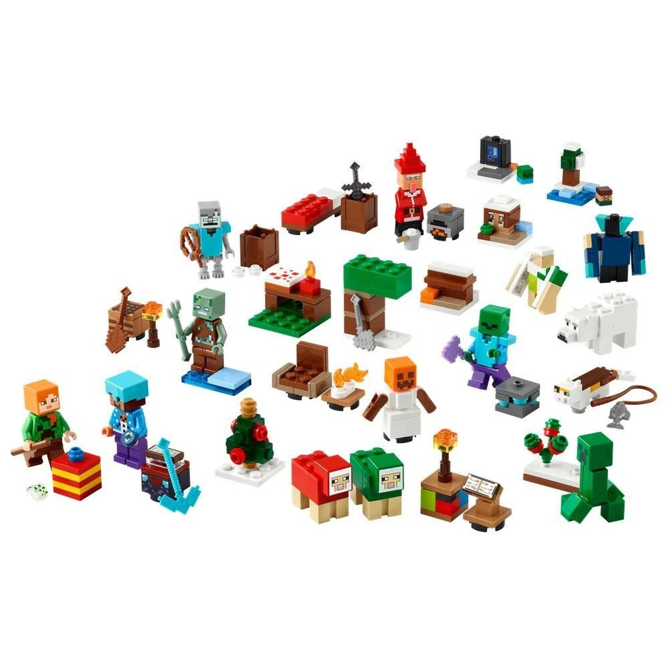 LEGO Minecraft Advent Calendar 21280 NEW 2025 - Image 2 of 4