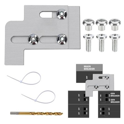 Generator Interlock Kit Compatible with Square D QO and Homeline Indoor or Outdo