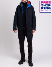 RRP €1800 ERMANNO SCERVINO ITALIA soprabito IT46 US36 S gilet rimovibile con cappuccio 