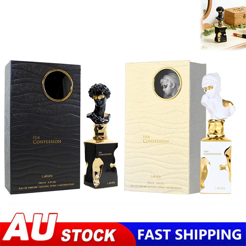 New LATTAFA EDP His Confession Eau de Parfum for Men 100 ml/3.4 oz NEW