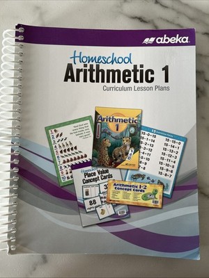 Abeka Arithmetic 1 Curriculum Lesson Plans Homeschool Book Third Edition