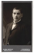 Photograph Albin Meiche, Annaberg i. S., zigzag promenade, young commoner 